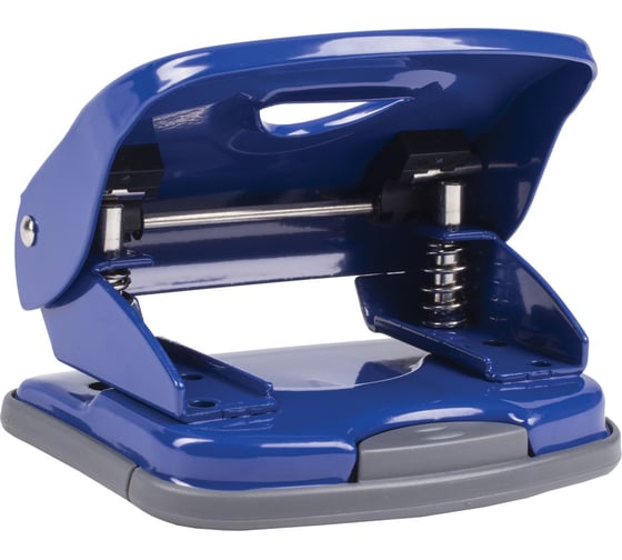 Дырокол BRAUBERG металлический Universal+, до 25л, черный, 222526