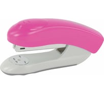 Степлер №24/6, 26/6 BRAUBERG Original, до 25 листов, розовый, 227773