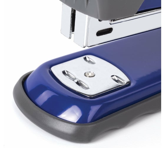 Степлер №24/6, 26/6 BRAUBERG Universal+ металлический, до 25 листов, синий, 227780