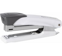 Степлер №10 BRAUBERG Universal+, металлический до 12 листов, с антистеплером, белый, 227778