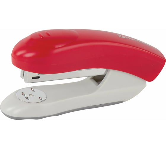 Степлер №24/6, 26/6 BRAUBERG Original, до 25 листов, красный, 227770