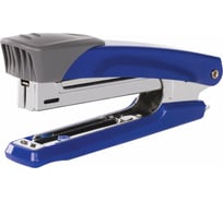 Степлер №10 BRAUBERG Universal+, металлический до 12 листов, с антистеплером, синий, 227777
