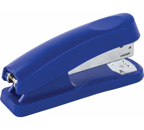Степлер №24/6, 26/6 BRAUBERG Standard+, до 30 листов, синий, 228609