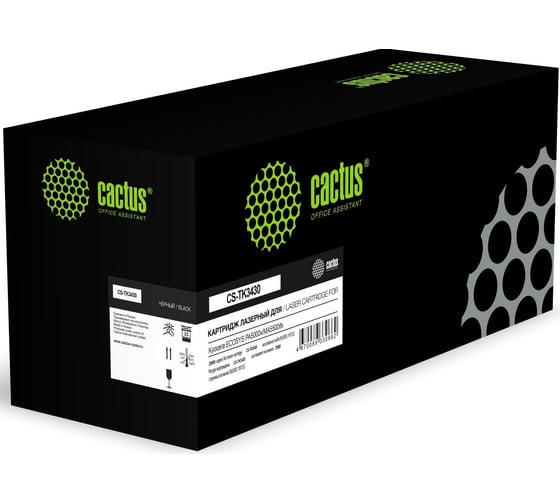 Картридж лазерный CS-TK3430 TK-3430 черный (25000стр.) для Kyocera ECOSYS PA5000x/MA5500ifx Cactus 2003732 1