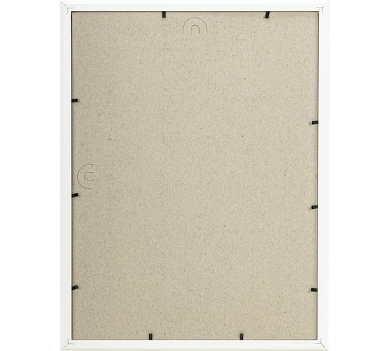 Рамка BRAUBERG 30x40 см, небьющаяся, аналог Ikea, багет 21 мм, МДФ, Idea, белая 391372