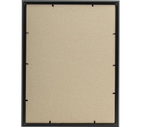 Рамка BRAUBERG 30x40 см, небьющаяся, аналог Ikea, багет 21 мм, МДФ, Idea, черная 391373