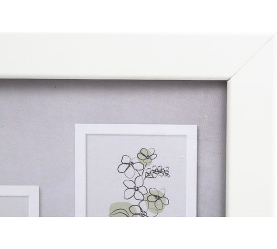 Рамка BRAUBERG 21x30 см, небьющаяся, аналог Ikea, багет 21 мм, МДФ, Idea, белая 391370