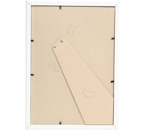 Рамка BRAUBERG 21x30 см, небьющаяся, аналог Ikea, багет 21 мм, МДФ, Idea, белая 391370