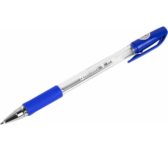 Ручка шариковая BRAUBERG Bp-gt, комплект 12 шт., синяя, стандартный узел 0,7 мм, линия письма 0,35 мм 144005