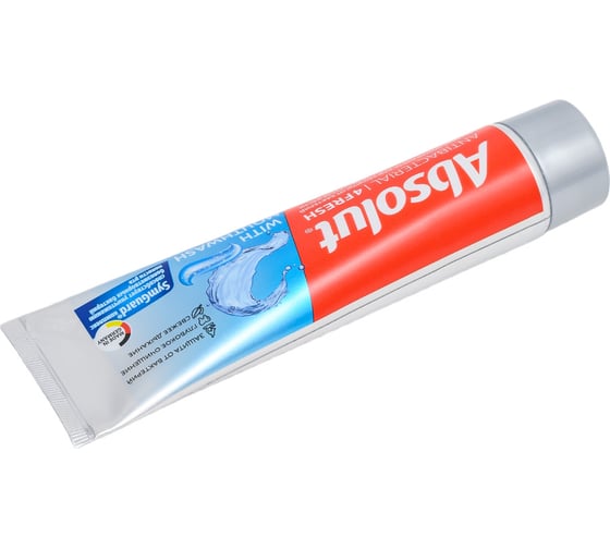 Зубная паста Absolut antibacterial 4FRESH, 110 г в пенале 8075