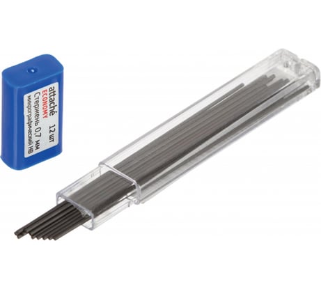 Стержень микрографический Attache 0.7, Economy, HB, 12 грифелей 979413