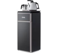 Кулер с чайным столиком Тиабар AEL LK--51a black/silver 00368