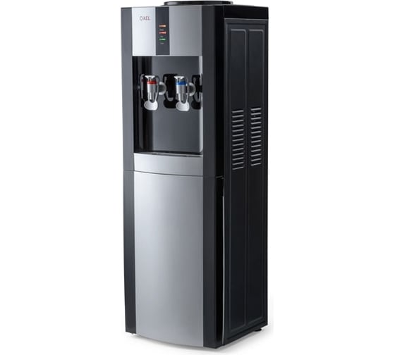 Кулер для воды AEL LС-47b black/silver с холодильником 302