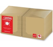 Бумажные салфетки Gratias 1 слой, 24 см, 400 л, крафт 124102
