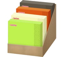 Бумажная салфетка Gratias Box mix Интенсив 3 слоя ,4 уп 4680004096245