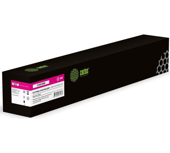 Картридж лазерный Cactus CS-MC2000M 8842452 пурпурный, 15000 стр., для Ricoh M C2000 2013406