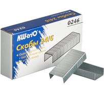 Скобы для степлера KW-Trio 24/6 оцинкованные 2-30 листов 1000 шт./уп 771699