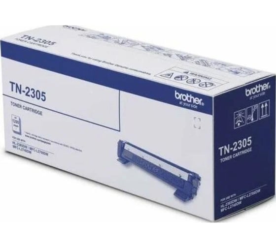 Тонер-картридж Brother TN-2305 для HL L2320D, HL L2365DW, DCP L2540DW, MFC L2700D, MFC L2700DW, MFC L2740DW, 1200 стр. TN2305 1