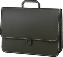 Пластиковый портфель "Консул", А4 370x280x120 мм, 2 отделения, с окантовкой, фактура бисер BRAUBERG 223079