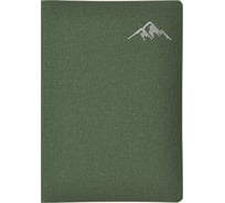 Бизнес-тетрадь Attache Эверест А5 48 листов, клетка, тонированный блок, 80 г, сшивка, зеленый 2F04 1834511