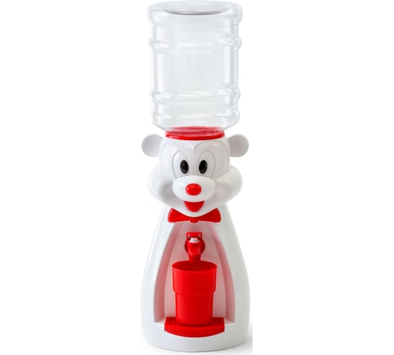 Кулер VATTEN kids Mouse мраморно-белый со стаканчиком 6602
