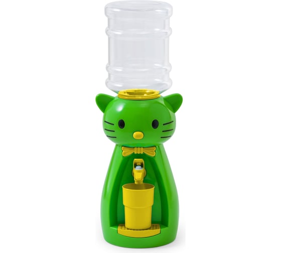 Кулер VATTEN kids Kitty Lime со стаканчиком 7037 1