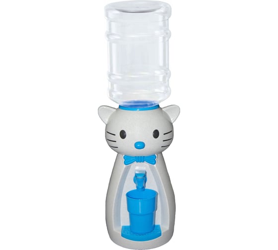 Кулер VATTEN kids Kitty White marble со стаканчиком 6354 1