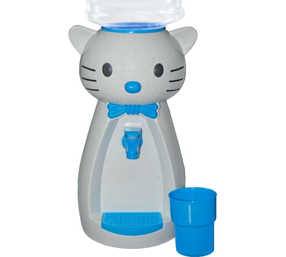 Кулер VATTEN kids Kitty White marble со стаканчиком 6354