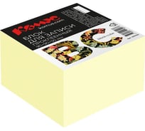 Блок для записей Комус BC 90x90x50 желтый пастель на склейке 1937616