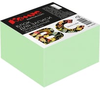 Блок для записей Комус BC 90x90x50 зеленый пастель на склейке 1937617