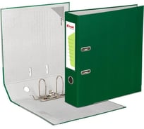 Папка-регистратор Комус с арочным механизмом Экономи, 80мм, зеленая 1017485