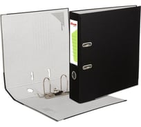 Папка-регистратор Комус с арочным механизмом Экономи, 80мм, черная 1017482