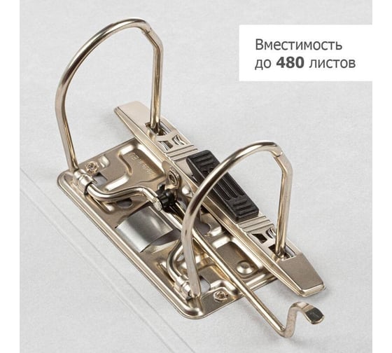 Папка-регистратор Комус Экономи, 75мм, зеленая 172030