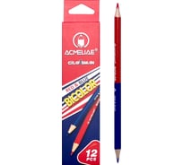 Разметочный карандаш ACMELIAE красно-синий, 12 шт. 43122