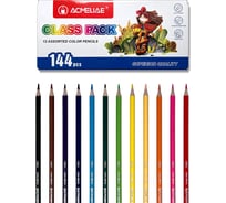 Набор цветных карандашей ACMELIAE CLASS PACK 144 шт, 12 цветов 43113