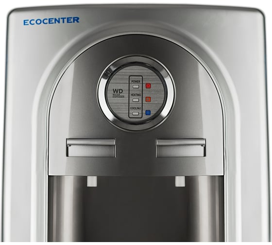 Компрессорный водный диспенсер Ecocenter G-F4C серебристый 4627183147764