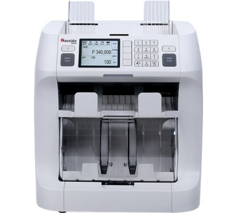 Счетчик-сортировщик банкнот с определением номинала Cassida Zeus 000017