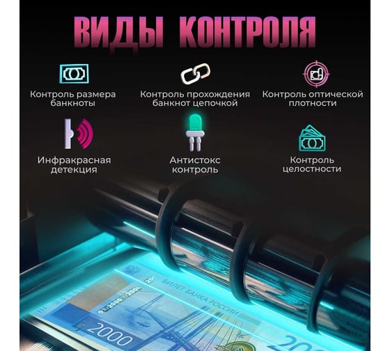 Счетчик банкнот Cassida 6650 I/IR 000011