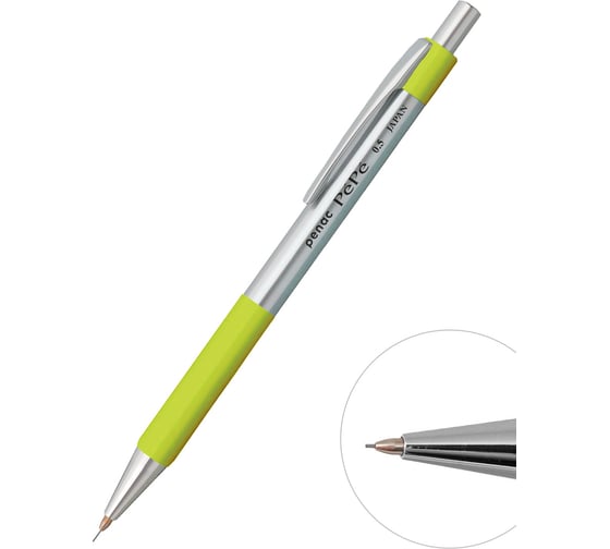 Карандаш механический Penac Pepe 0.5 мм HB металл/салатовый, в блистере SB0104-29/B