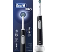 Электрическая зубная щётка ORAL-B Pro Series 1, Черная, 1 сменная насадка 0053019408
