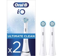 Насадки iO Ultimate Clean White ORAL-B для электрической зубной щетки, 2 шт. 0053019410