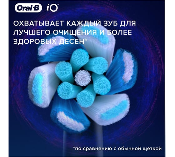 Насадки iO Ultimate Clean White ORAL-B для электрической зубной щетки, 2 шт. 0053019410