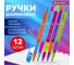Ручка шариковая BRAUBERG Glassy Mix, синяя, Выгодный Комплект 12 штук, линия 0,35 мм 881016 2