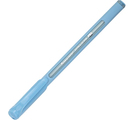 Ручка шариковая BRAUBERG Extra Glide Soft Pastel, синяя, Выгодный Комплект 12 штук, линия 0,35 мм 881018