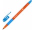 Ручка шариковая масляная с грипом Glassy Sky Blue BRAUBERG, Светло-синяя, узел 0,7 мм, линия письма 0,35 мм 12 шт 144107 1