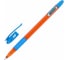 Ручка шариковая масляная с грипом Glassy Sky Blue BRAUBERG, Светло-синяя, узел 0,7 мм, линия письма 0,35 мм 12 шт 144107 4