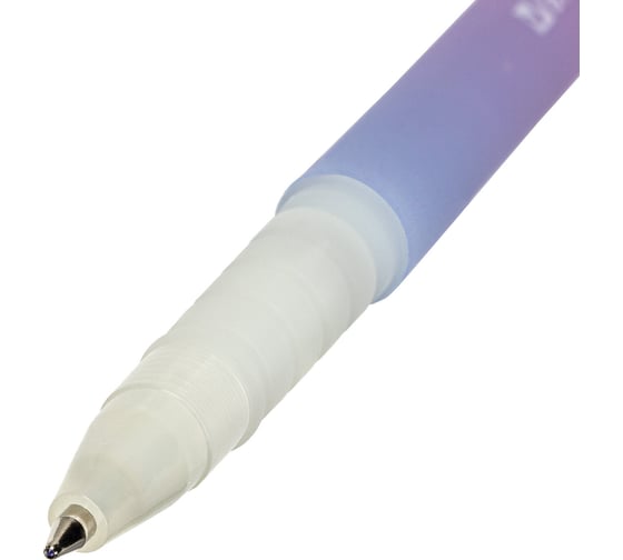 Ручка шариковая Soft Touch Grip Grade Pastel, синяя, Комплект 4 шт, линия 0,35 мм, BRAUBERG 881026