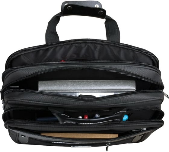 Деловая сумка BRAUBERG Carbon 31x41x13 см, отделение для планшета и ноутбука 15,6", ткань 240509