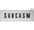 Информационная табличка GRM sarcasm прямоугольная д174 300x100 мм 1 шт 218000115-174 1