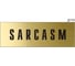 Информационная табличка GRM sarcasm прямоугольная д174 300x100 мм 1 шт 218000115-174 5